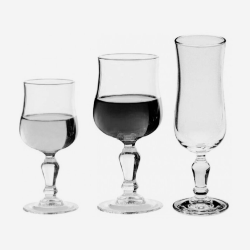 1 Flûte "Normandie" 14 cl / 2 Verres "Normandie" 16cl et 24cl